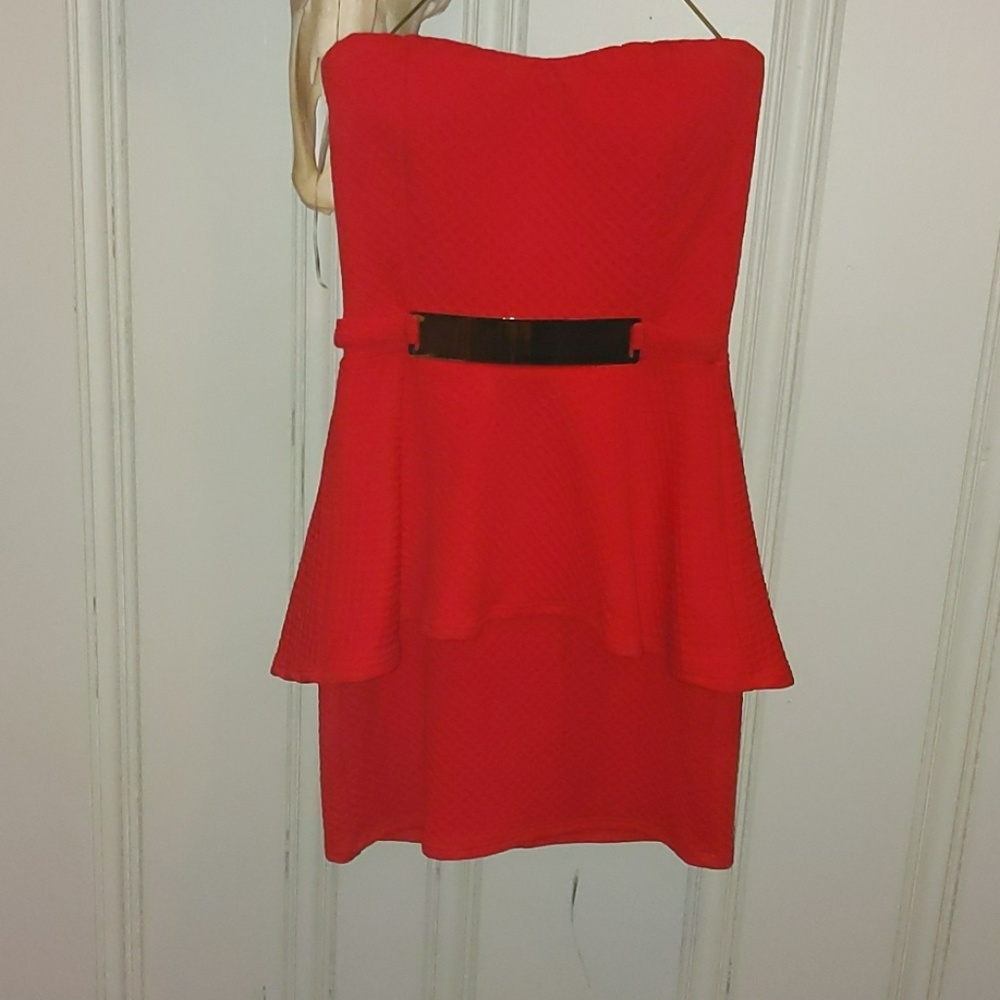 Wild Daisy dress strapless